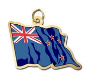 New Zealand Flag Charm