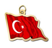 Turkey Flag Charm