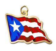 Puerto Rico Flag Charm