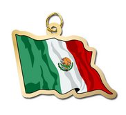 Mexico Flag Charm