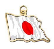 Japan Flag Charm