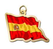 Spain Flag Charm