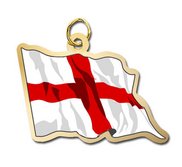 England Flag Charm