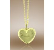 Heart Shaped Pendant w  Plain Back