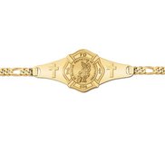 Saint Florian Fire Badge Bracelet  EXCLUSIVE 