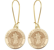 Saint Christopher Earrings  EXCLUSIVE 