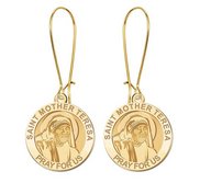 Saint Mother Teresa Religous Earrings  EXCLUSIVE 