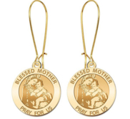  Blessed Mother  Virgin Mary Earrings  EXCLUSIVE 