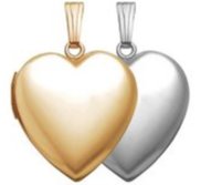 Build Your Own Gold 2 Picture Heart Locket