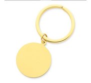 Engravable Round Key Chain