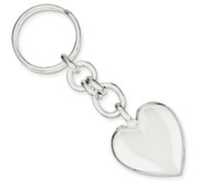 Engravable Sterling Silver Keychain