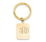 Engravable Rectangle Key Chain