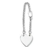 Engravable Sterling Silver Keychain