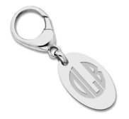 Engravable Sterling Silver Keychain