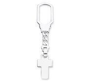 Engravable Sterling Silver Keychain