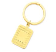 Engravable Rectangle Key Chain