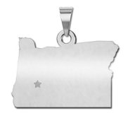 Personalized Oregon Pendant or Charm