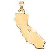 Personalized California Pendant or Charm