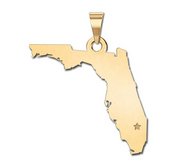 Personalized Florida Pendant or Charm