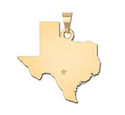 Personalized Texas Pendant or Charm