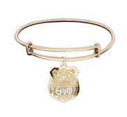 Personalized Police Badge Expandable Bracelet