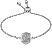 Saint Michael Personalized Police Badge Adjustable Bracelet