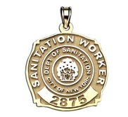 Personalized Sanitation Worker Badge