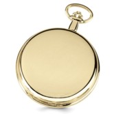 Charles Hubert Photo Gold Tone Pocket Watch