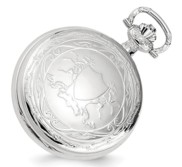 Charles Hubert Paris Hunter Case Quartz Pocket Watch