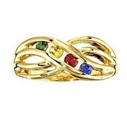 Mother s Ring with Four Birthstones