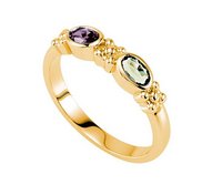 Mother s Ring with Two Birthstones