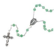 GREEN JADE ROSARY