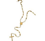 LONG FLUTED ROSARY