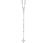 Sterling Silver Polished Rosary