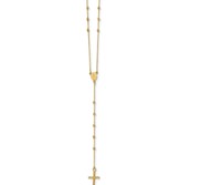 14k Polished Rosary