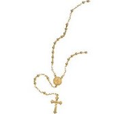 GOLD BEAD ROSARY