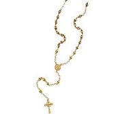 OVAL FLUTED ROSARY