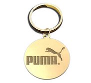 Round Key Chain Logo Jewelry