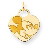 Disney Mickey Mouse Heart Charm