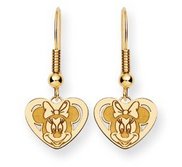 Disney Minnie Mouse Shepherd Hook Earrings