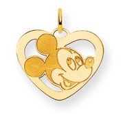 Disney Mickey Mouse Heart Charm