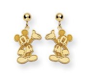 Disney Waving Mickey Mouse Dangle Post Earrings