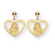 Disney Belle Dangle Post Earrings