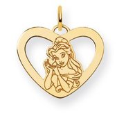 Disney Belle Heart Charm