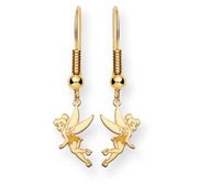 Disney Tinker Bell Shepherd Hook Earrings