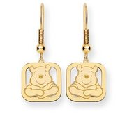 Disney Winnie the Pooh Square Shepherd Hook Earrings