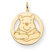 Disney Winnie the Pooh Medium Round Charm