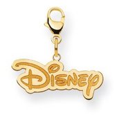 Disney Medium Logo Lobster Clasp Charm