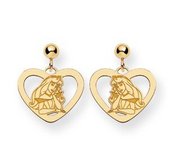 Disney Princess Aurora Dangle Post Earrings