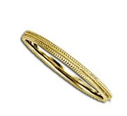 14k Yellow Gold 2mm Milgrain Wedding Band